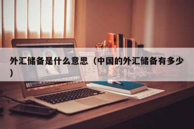​外汇储备是什么意思（中国的外汇储备有多少）