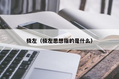 ​极左（极左思想指的是什么）