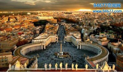 ​十个欧洲最小的国家，梵蒂冈城国仅有400多人(0.44平方千米)