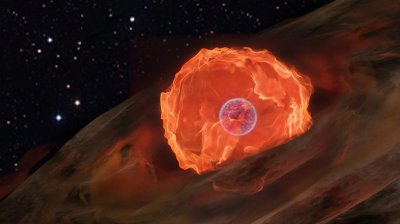 ​首次观察到白矮星的X射线爆炸现象
