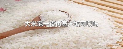 ​大米用水泡一天还能蒸米饭吗 大米泡一晚上再蒸好吗