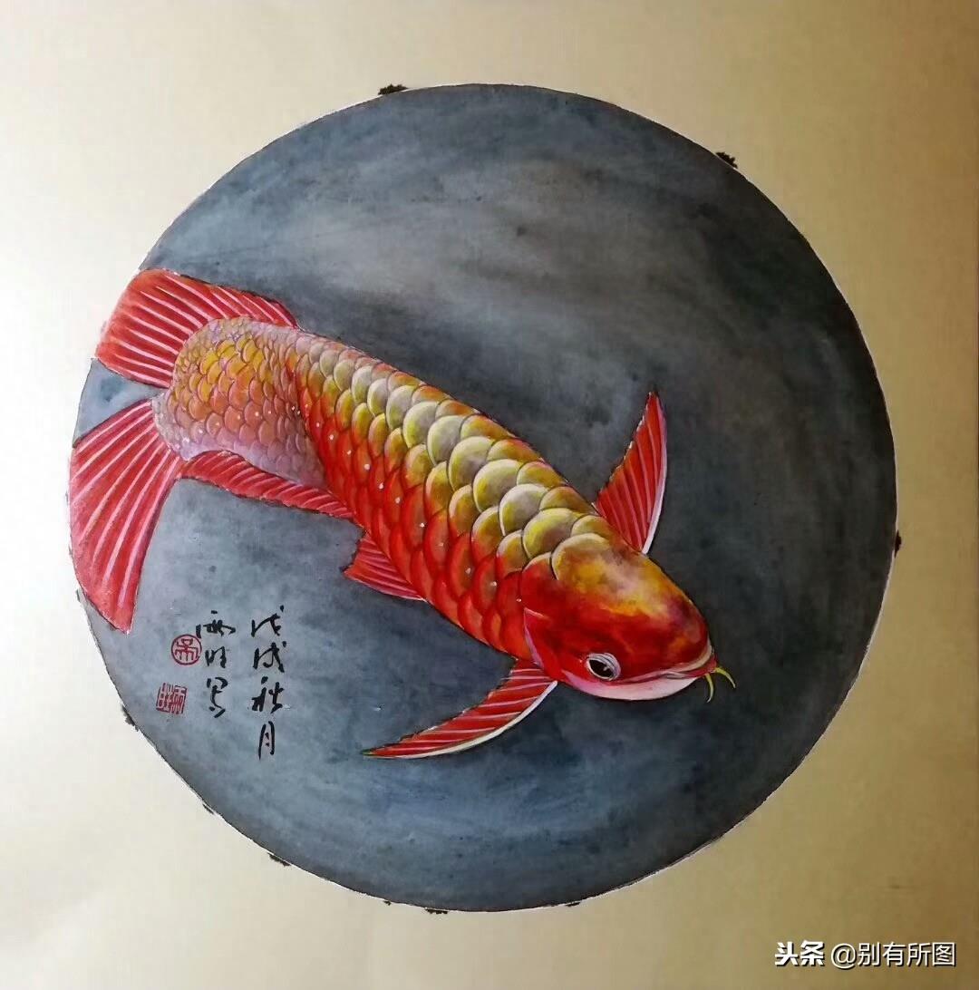 风水画软卡金龙鱼《鸿运当头》系列美图欣赏
