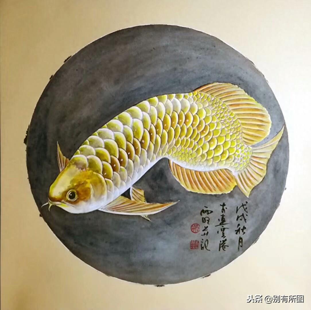 风水画软卡金龙鱼《鸿运当头》系列美图欣赏