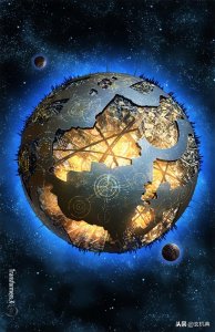 ​变形金刚：汽车人与霸天虎战火中消耗殆尽的家园-塞伯坦星球