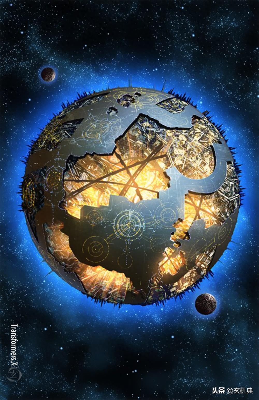 变形金刚：汽车人与霸天虎战火中消耗殆尽的家园-塞伯坦星球
