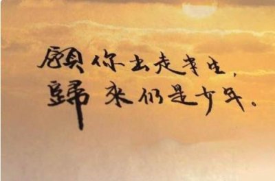 ​“愿你走出半生，归来仍是少年”很文艺，但苏轼的原句更让人沉醉