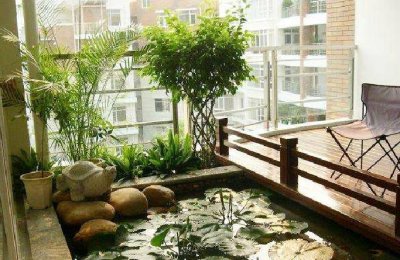 ​8个室内鱼池造景图集