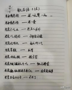 ​老虎的屁股-摸不得（有趣的歇后语36）