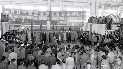 ​上海制造麦道飞机八九十年代老照片