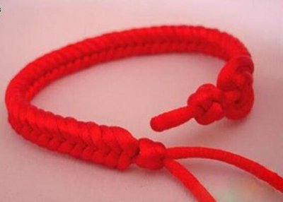​红绳手链编法图解-精美的红绳手链 diy手工部落