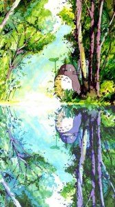 ​温馨画风宫崎骏动画《龙猫》手机壁纸 暖心分享