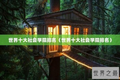 ​世界十大社会学院排名（世界十大社会学院排名）
