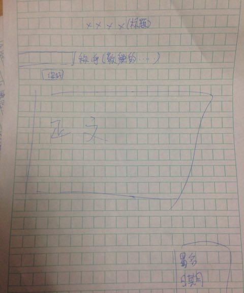 用作文本写信的格式怎么写图片