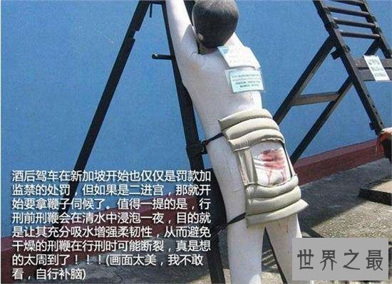 新加坡鞭刑最少罚三鞭，受刑之人不能被鞭死亡