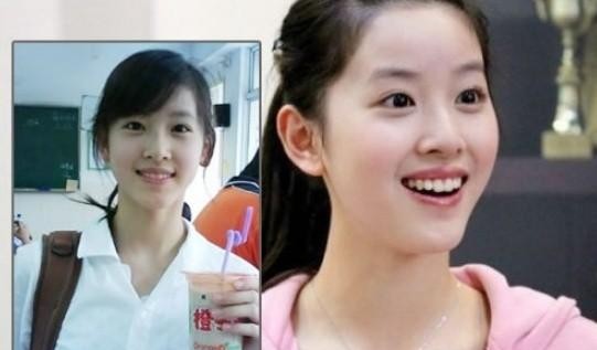 清华校花奶茶妹妹（章泽天清华大学比赛旧照）