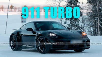 ​2025 款保时捷 911 Turbo 谍照曝光：混动加身，锋芒更甚