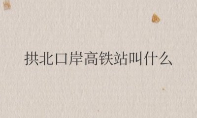 ​拱北口岸高铁站叫什么站（珠海高铁站离拱北口岸多远）