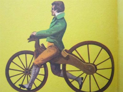​世界上最早的自行车是谁发明的（一开始没有踏板只能用脚蹬）