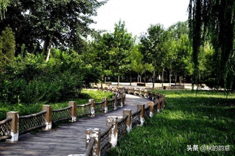 北京将府公园是电子城、酒仙桥、将台地区最大的一处公园绿地