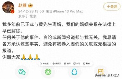 ​难以想象！赵薇低调离婚，黄有龙再婚！是谁毁了她的事业和幸福？