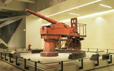 ​老炮鉴赏 晚清镇南关德国克虏伯120mm要塞炮