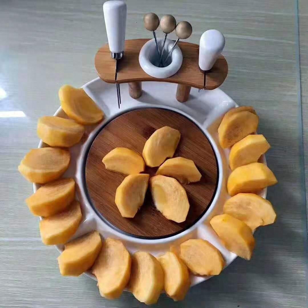 甜柿,晚秋佳果,即摘即吃,甜脆爽口,清香宜人