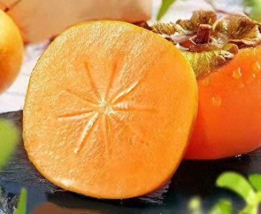 甜柿,晚秋佳果,即摘即吃,甜脆爽口,清香宜人