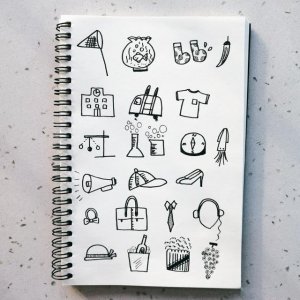 ​实用的手账简笔画素材，萌翻少女心的小插图简笔画第一弹