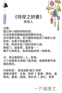 ​20本高评快穿文，你看过哪些？《快穿之横行霸道》《快穿之娇妻》