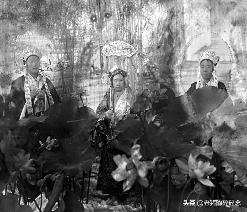 难得的一组慈禧“老佛爷”的真容照，图五是其cosplay照