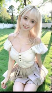 ​AI人物：米亚，极致五官，绝丽声影。