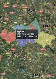 ​国泰民安——山东省泰安市行政区划地图