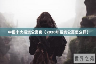 ​中国十大投资公寓房（2025年投资公寓怎么样）