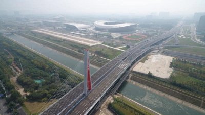 ​一波实地探访图来袭，郑州“大四环”高架主线基本连成一线