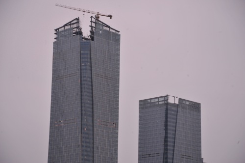 哈市最高楼建设已近尾声，投用后将成为松花江畔一处地标式建筑